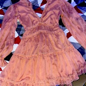 Hi I’m selling a pink fashion nova dress. The size is a small wasn’t worn much.